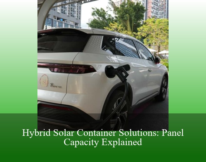Hybrid Solar Container Solutions: Panel Capacity Explained