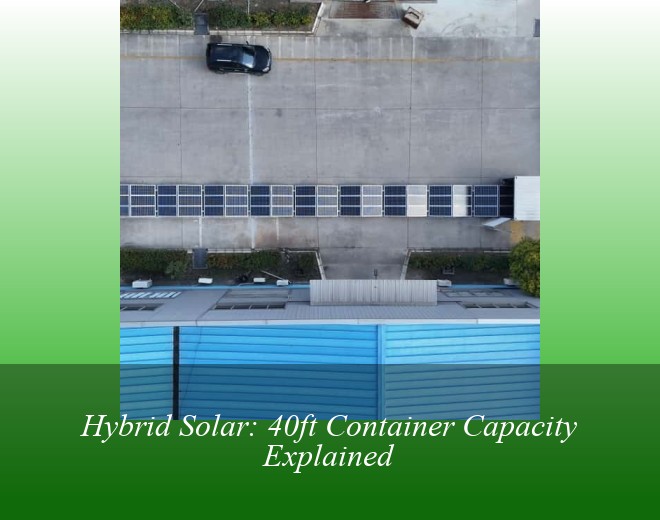 Hybrid Solar: 40ft Container Capacity Explained