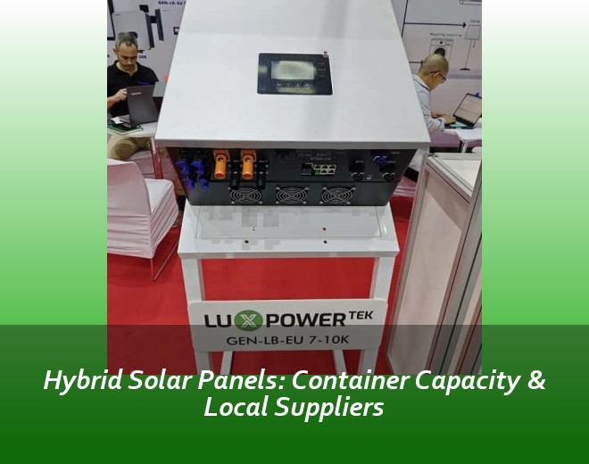 Hybrid Solar Panels: Container Capacity & Local Suppliers