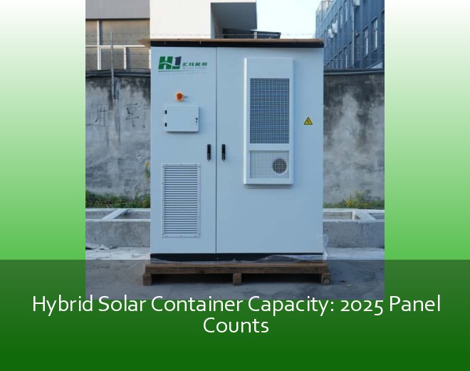 Hybrid Solar Container Capacity: 2025 Panel Counts