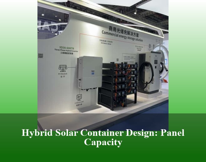 Hybrid Solar Container Design: Panel Capacity
