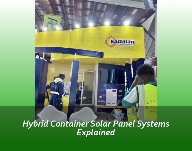 Hybrid Container Solar Panel Systems Explained