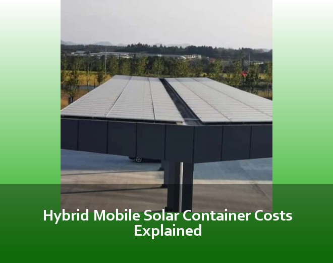 Hybrid Mobile Solar Container Costs Explained