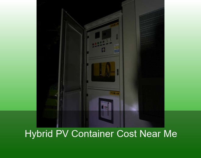 Hybrid PV Container Cost Near Me