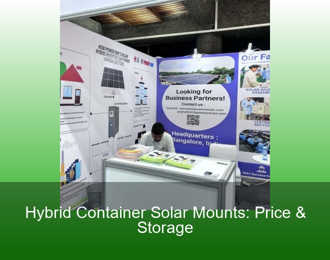 Hybrid Container Solar Mounts: Price & Storage