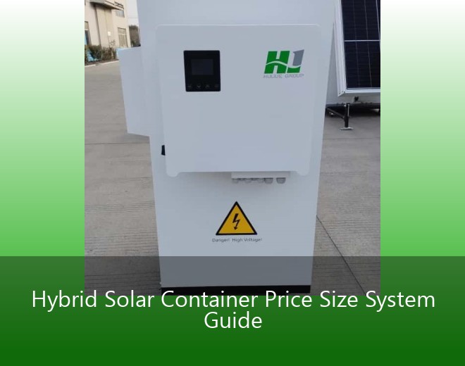 Hybrid Solar Container Price Size System Guide