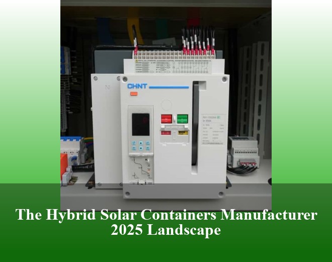 The Hybrid Solar Containers Manufacturer 2025 Landscape