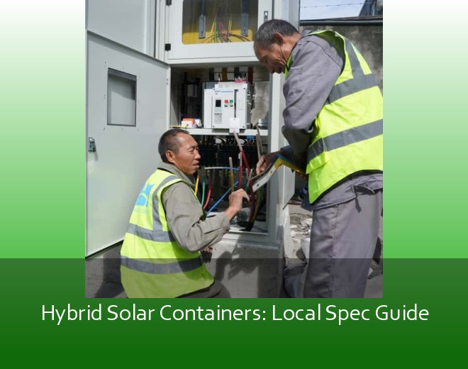 Hybrid Solar Containers: Local Spec Guide