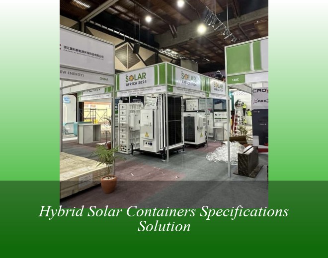 Hybrid Solar Containers Specifications Solution