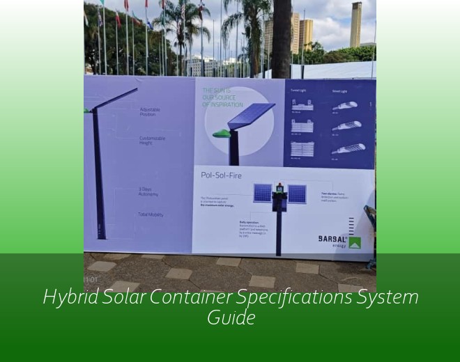 Hybrid Solar Container Specifications System Guide