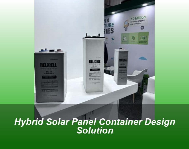 Hybrid Solar Panel Container Design Solution