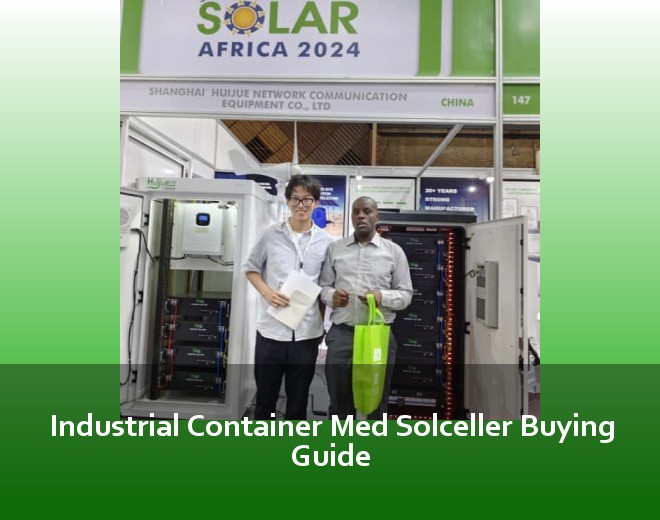 Industrial Container Med Solceller Buying Guide