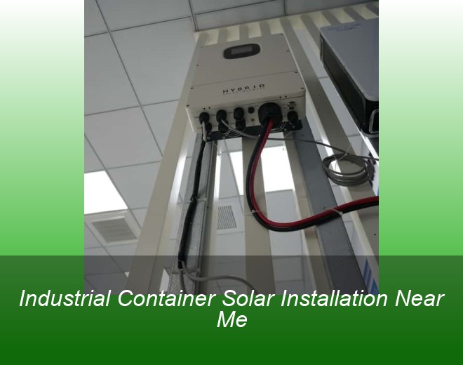 Industrial Container Solar Installation Near Me