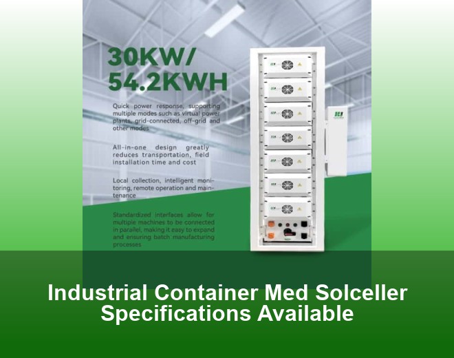Industrial Container Med Solceller Specifications Available