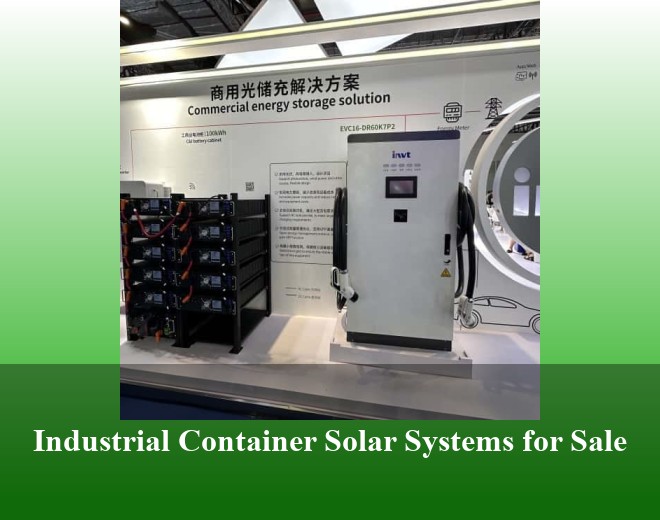 Industrial Container Solar Systems for Sale