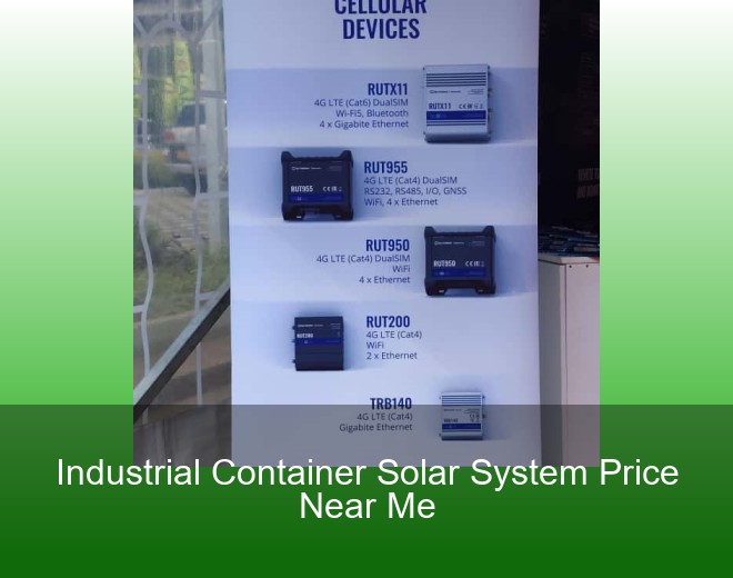 Industrial Container Solar System Price Near Me