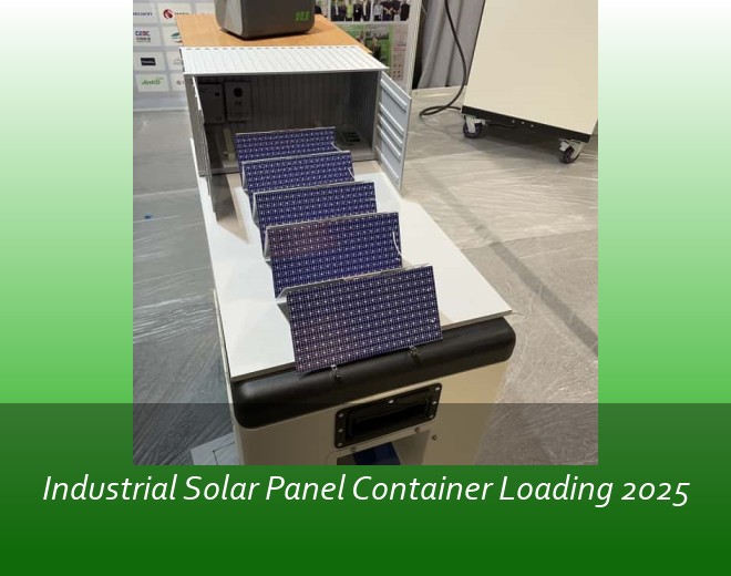 Industrial Solar Panel Container Loading 2025