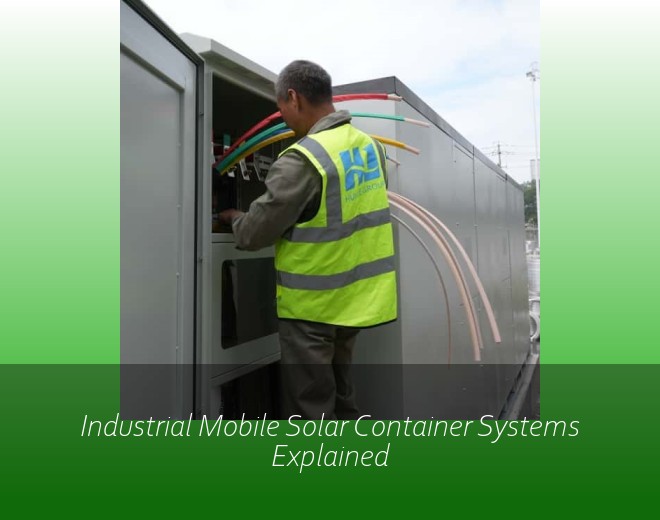 Industrial Mobile Solar Container Systems Explained