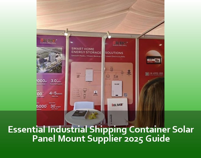 Essential Industrial Shipping Container Solar Panel Mount Supplier 2025 Guide