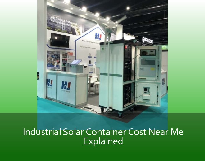 Industrial Solar Container Cost Near Me Explained