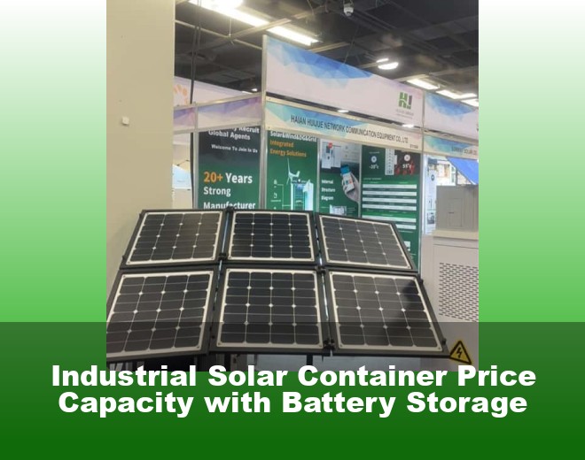 Industrial Solar Container Price Capacity with Battery Storage