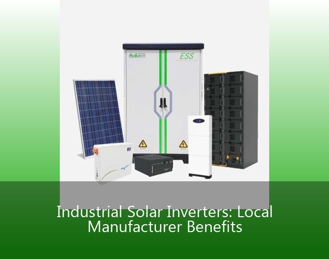 Industrial Solar Inverters: Local Manufacturer Benefits