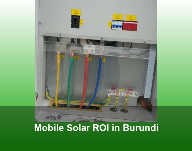 Mobile Solar ROI in Burundi