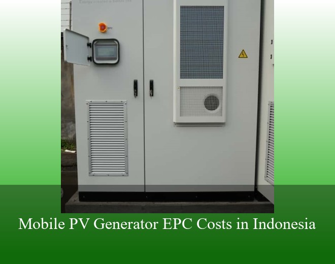 Mobile PV Generator EPC Costs in Indonesia