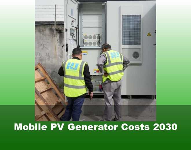 Mobile PV Generator Costs 2030