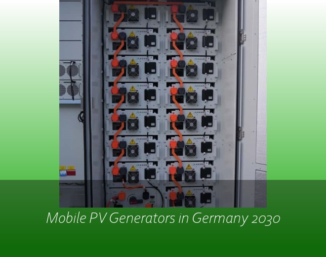 Mobile PV Generators in Germany 2030
