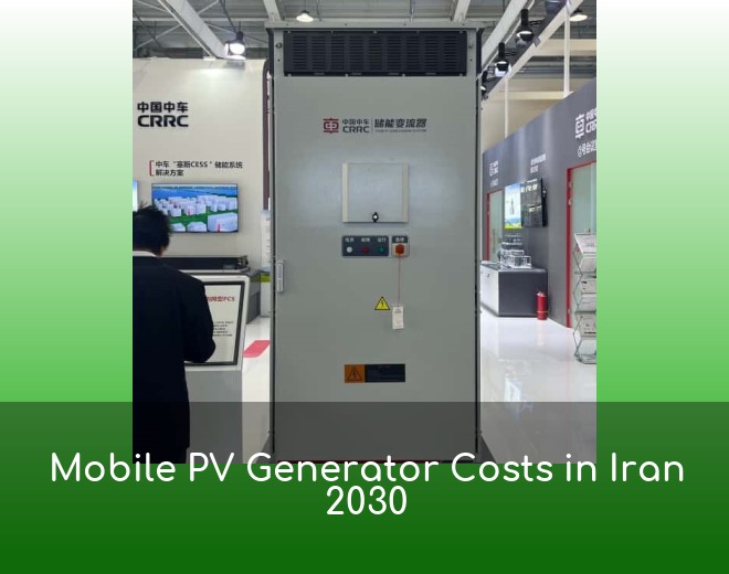 Mobile PV Generator Costs in Iran 2030