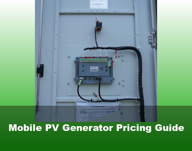 Mobile PV Generator Pricing Guide