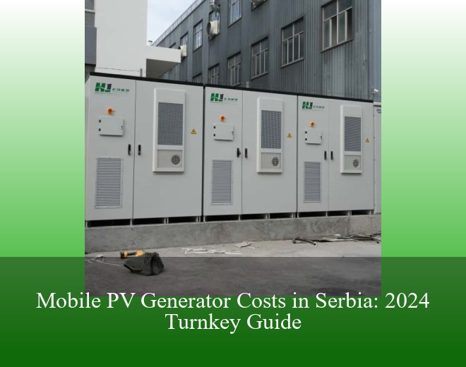 Mobile PV Generator Costs in Serbia: 2024 Turnkey Guide