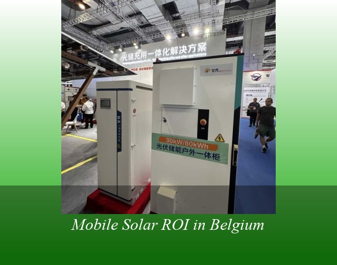 Mobile Solar ROI in Belgium