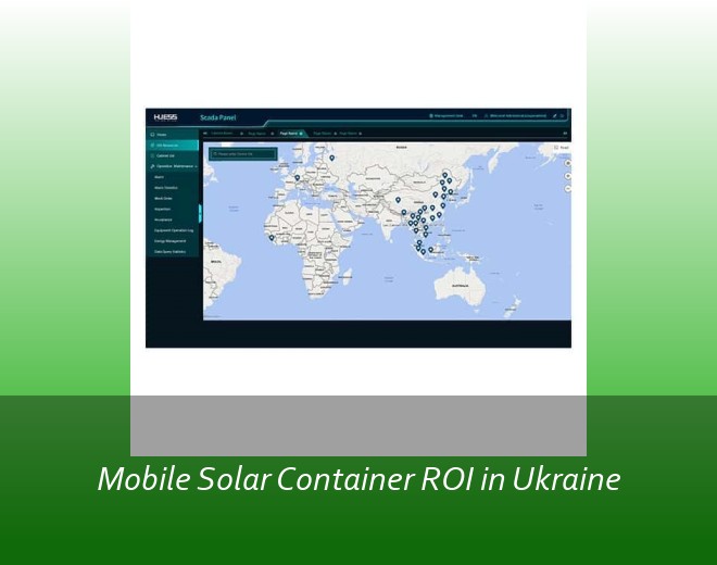 Mobile Solar Container ROI in Ukraine