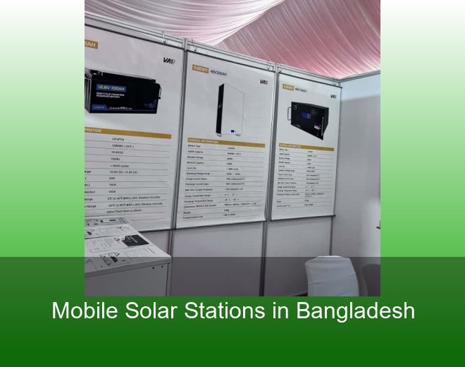 Mobile Solar Stations in Bangladesh