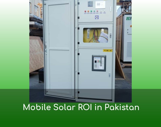 Mobile Solar ROI in Pakistan