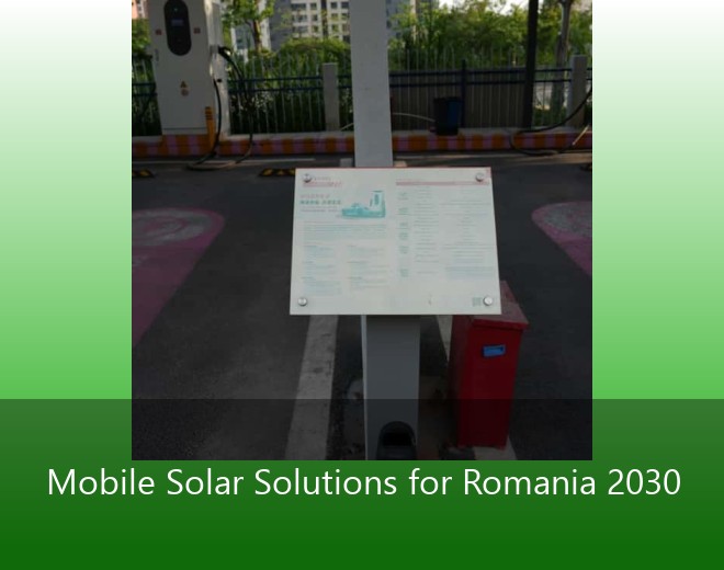 Mobile Solar Solutions for Romania 2030