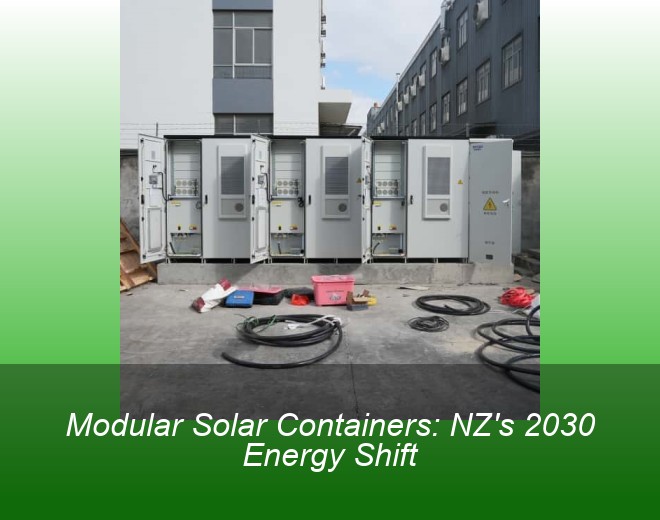 Modular Solar Containers: NZ's 2030 Energy Shift