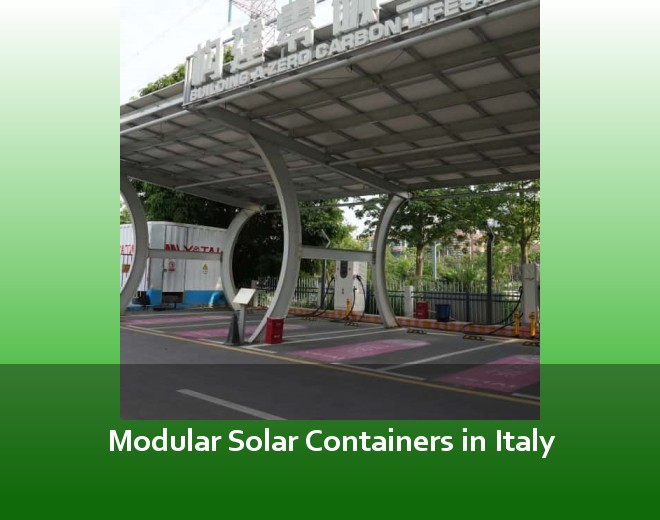 Modular Solar Containers in Italy