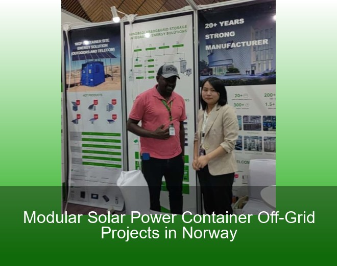Modular Solar Power Container Off-Grid Projects in Norway