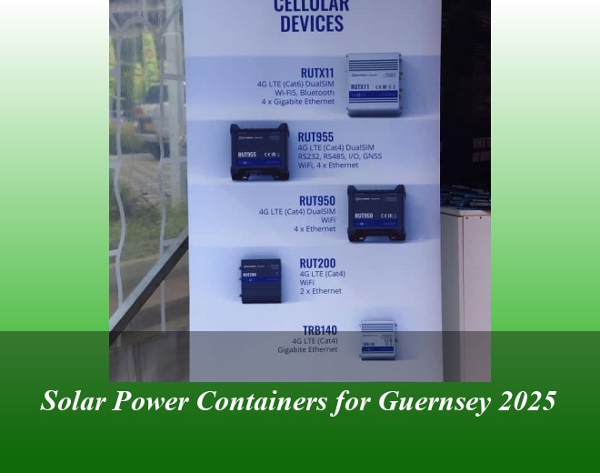 Solar Power Containers for Guernsey 2025