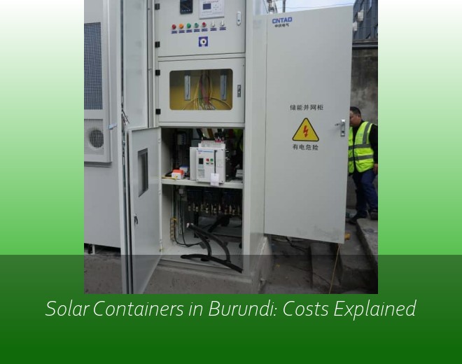 Solar Containers in Burundi: Costs Explained