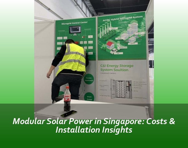 Modular Solar Power in Singapore: Costs & Installation Insights