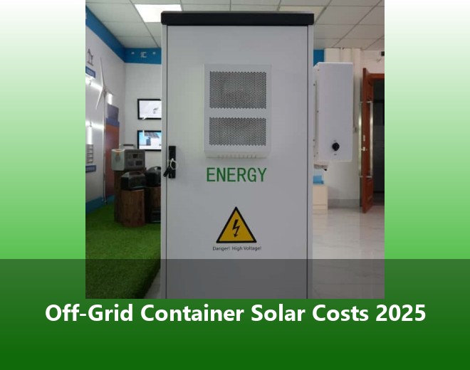 Off-Grid Container Solar Costs 2025