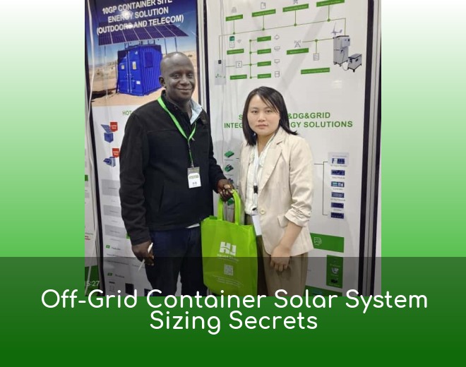Off-Grid Container Solar System Sizing Secrets