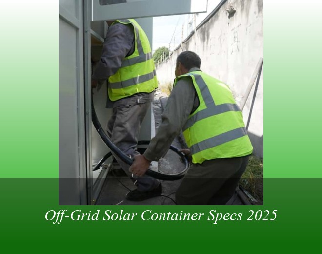 Off-Grid Solar Container Specs 2025