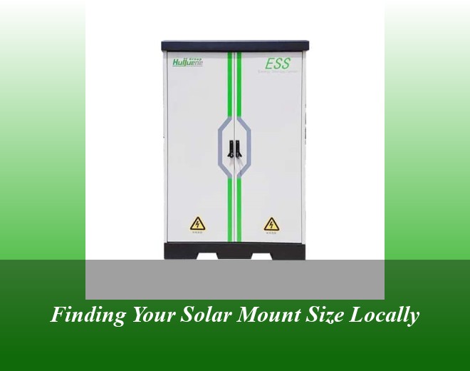 Finding Your Solar Mount Size Locally