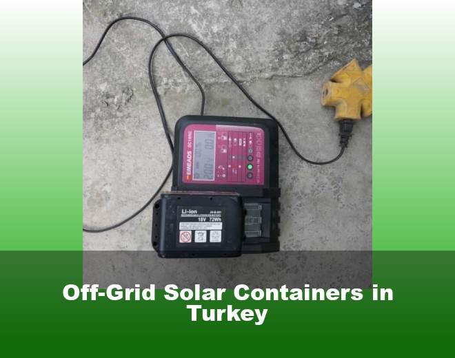 Off-Grid Solar Containers in Turkey