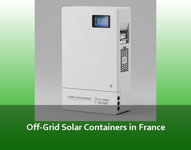 Off-Grid Solar Containers in France